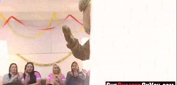  26 Crazy  Cheating whores suck of stripper at cfnm party27